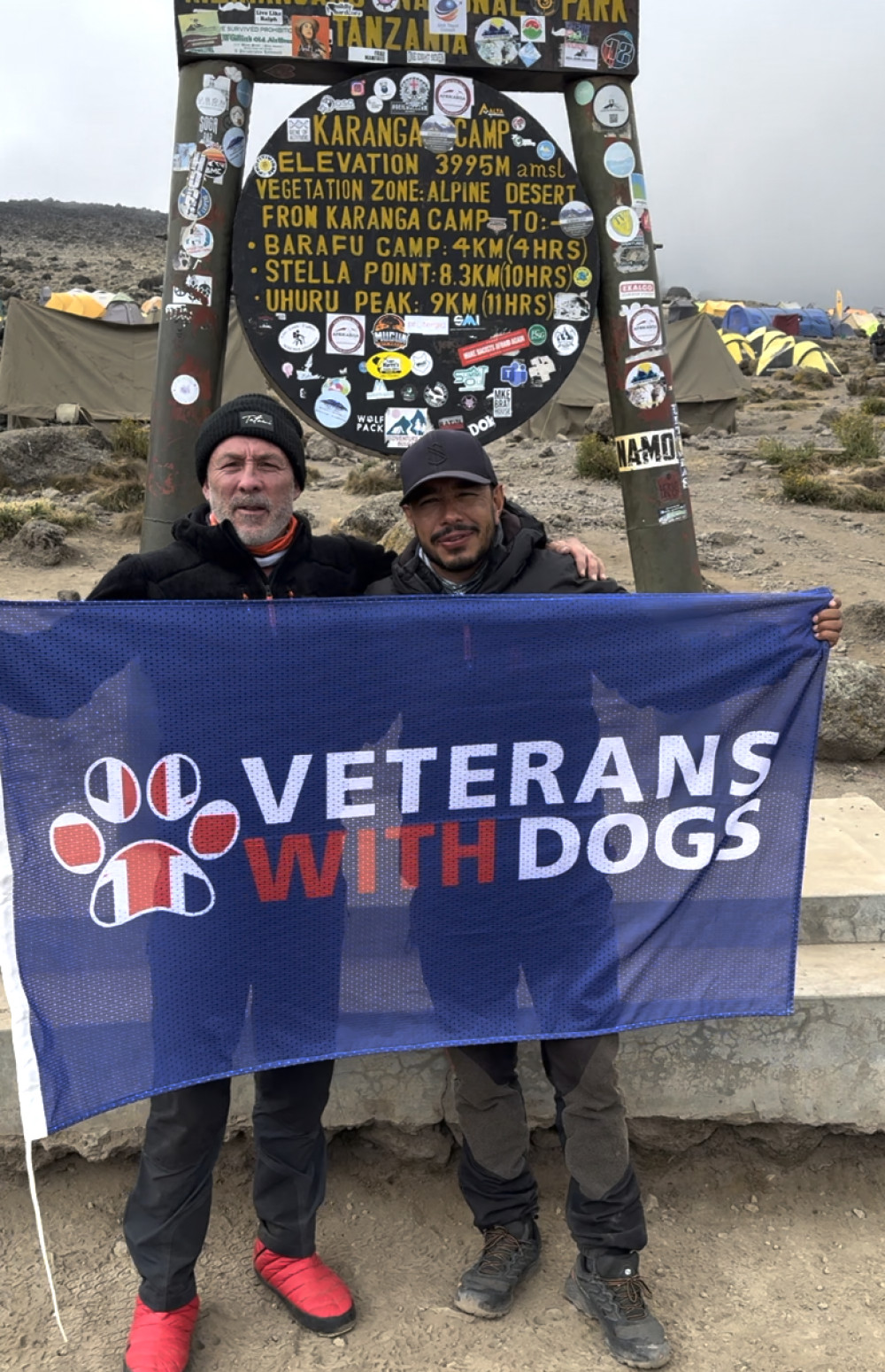 Paul scaled the mountain with ethical guide Nims Dai, who was the first Gurkha to join the Special Forces and climb the 14 peaks. (Image - Paul Stephens)