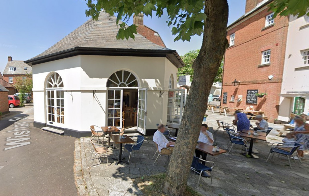 The Octagon café, Poundbury. 