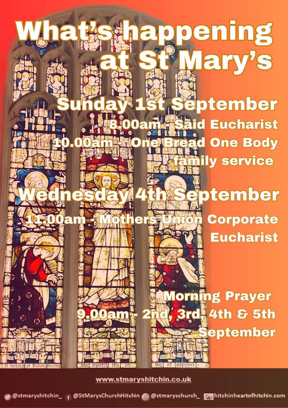 St Mary’s Church Services & Opening times St Mary’s Church Services & Opening times