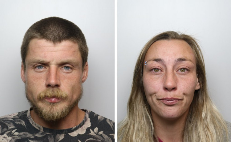 Ciaran Lockett And Deana Evans, from Newcastle, have both been jailed (Staffordshire Police).
