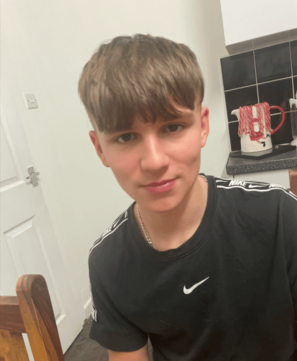 Jonty Evans, 16, was last seen in Nantwich on the night of Friday 30 August (Cheshire Police).