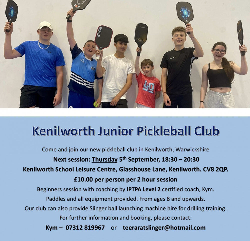 Kenilworth Junior Pickleball Club Kenilworth Junior Pickleball Club