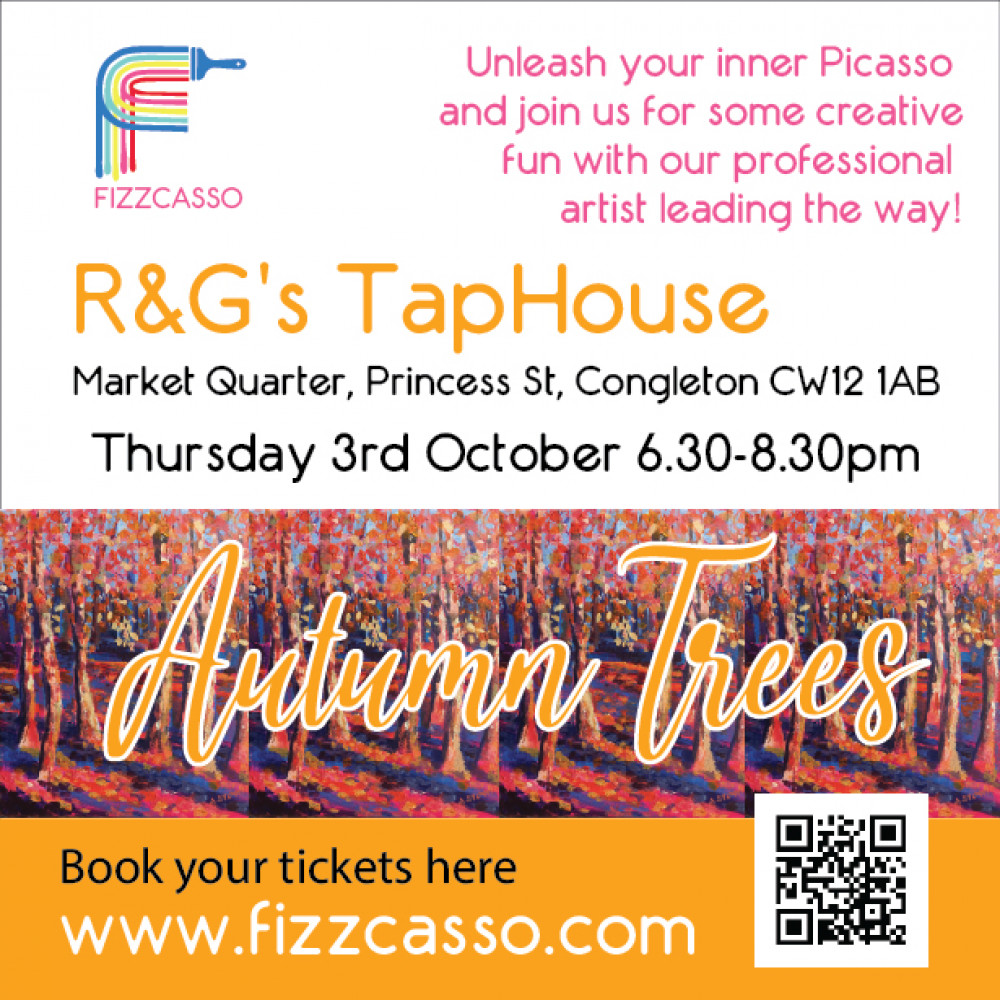 Paint our Autumn Trees at R&G’s Tap House, Congleton Paint our Autumn Trees at R&G’s Tap House, Congleton
