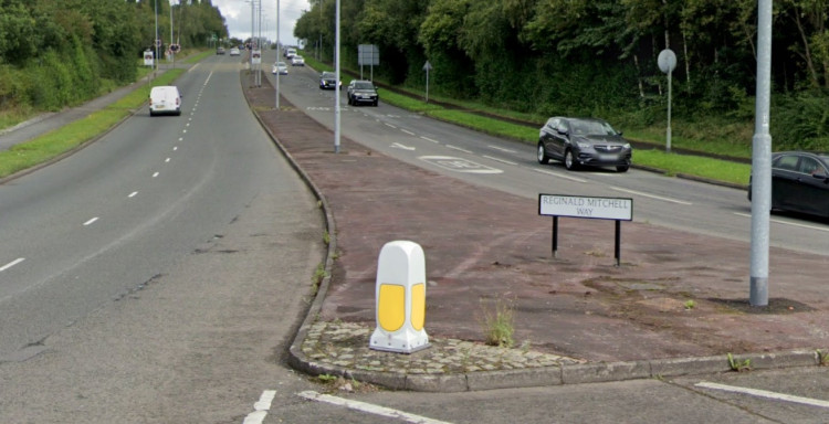 Residents are calling for safety measures on Reginald Mitchell Way, between the A500 and Sandyford (LDRS).