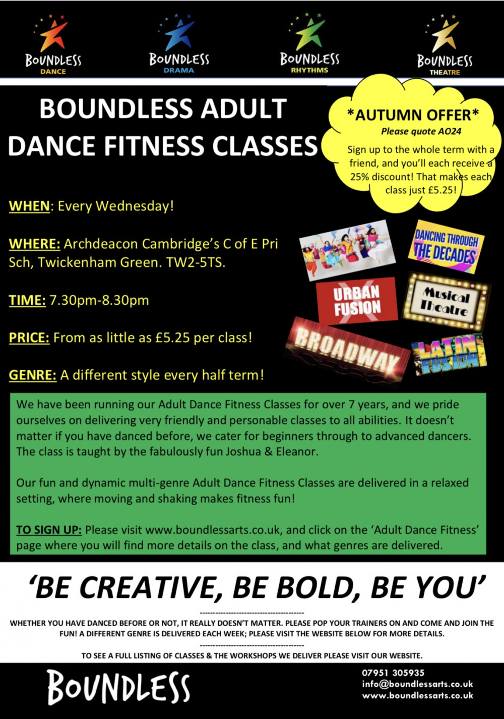 Boundless Adult Dance Fitness Class Boundless Adult Dance Fitness Class