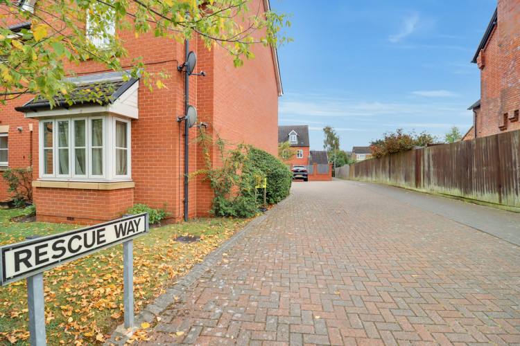 The one-bedroom flat is situated a short walk from Ashby town centre. Photos: EweMove Ashby