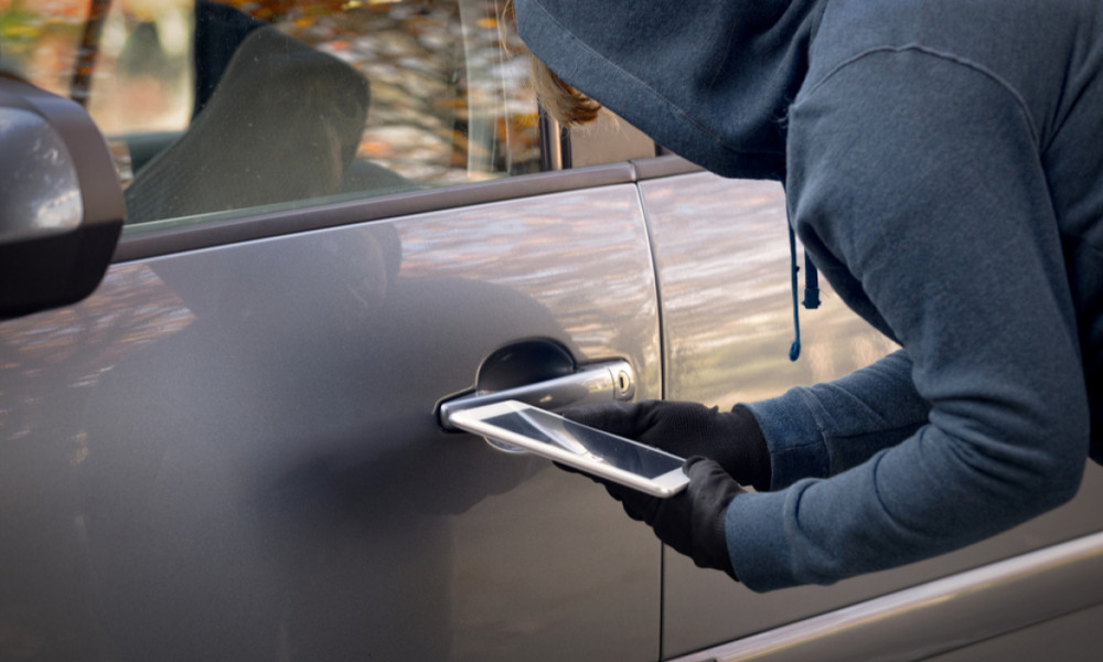 According to Aviva, owners of keyless entry cars are twice as likely to report thefts (file photo) 