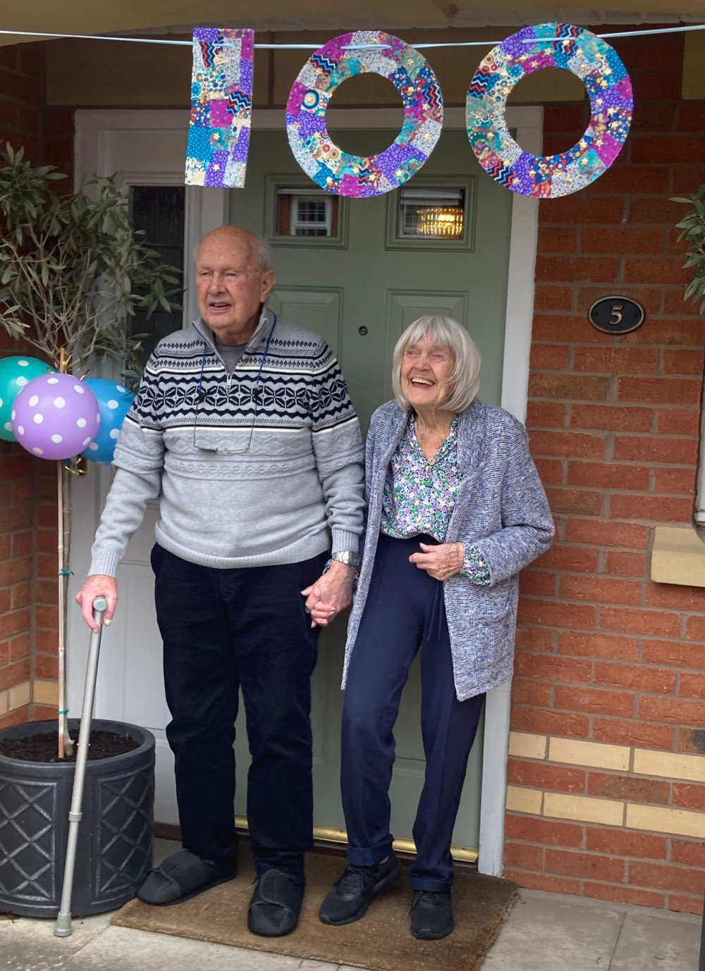 Peter and Peggie Taylor, who have both lived in Crewe since childhood, celebrated their 100th birthdays this year (Peter and Peggie Taylor).