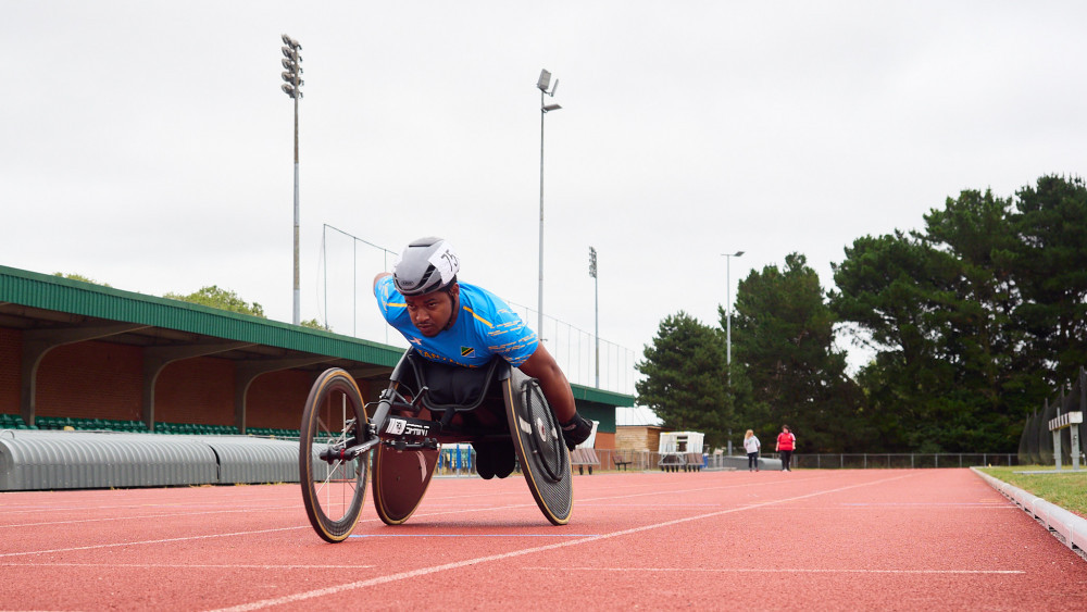 Making history for Tanzania at the Paris 2024 Paralympic games caps off Hilmy's 'best season' in wheelchair racing (credit: Oliver Monk)