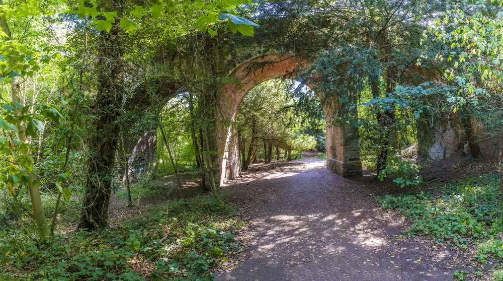 A view towards the abandoned viaduct in Grace Dieu Wood, near Coalville. Photo: © Nicola Pulham | Dreamstime.com