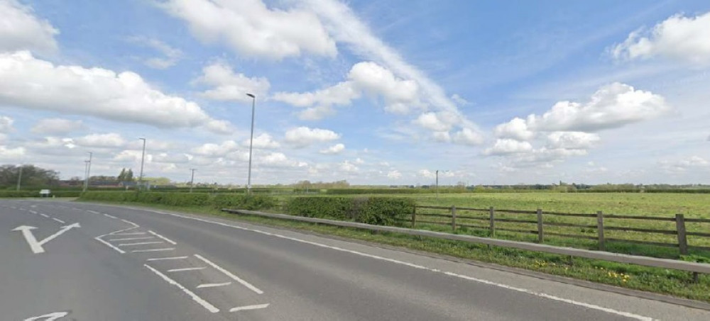  Council approves its section of a cross-border 95-home scheme. ( Site View From Centurion Way, Middlewich (Google)