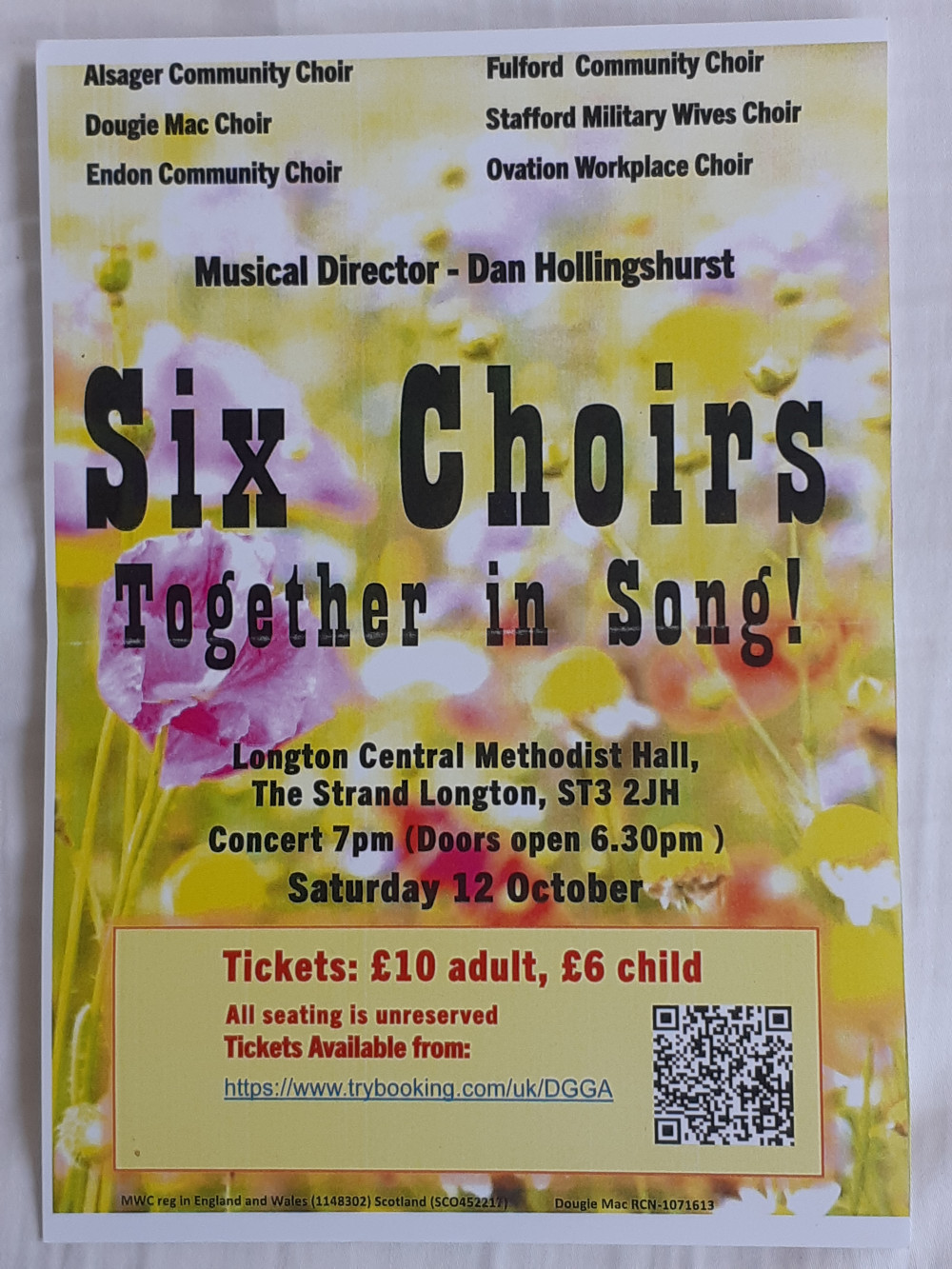 Six Choirs Together in Song Six Choirs Together in Song