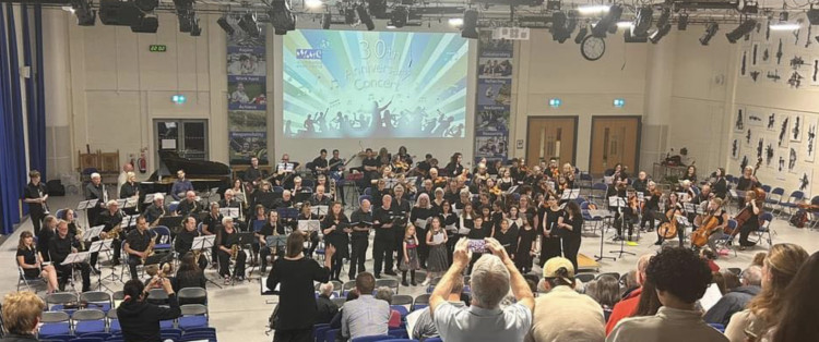 A snap from their 30th anniversary performance. (Image - Macclesfield Music Centre)