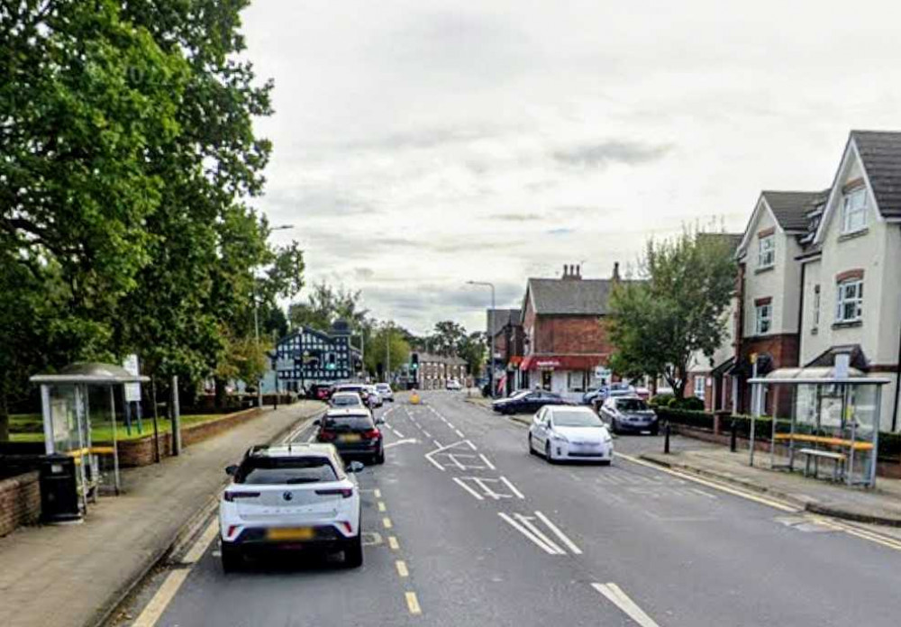 Police are appealing for witnesses following a serious collision between a car and a cyclist on Wilmslow Road, Handforth (Google). 