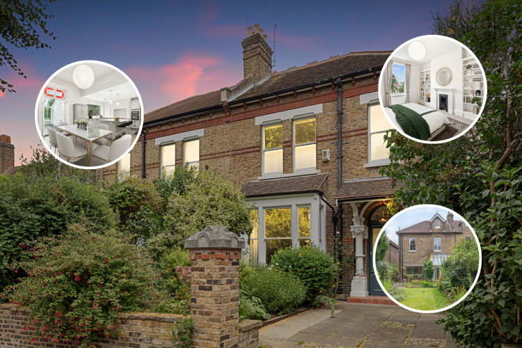 This week's Ealing property of the week is a stunning five bedroom home in The Butts, Brentford (credit: Leslie & Co).