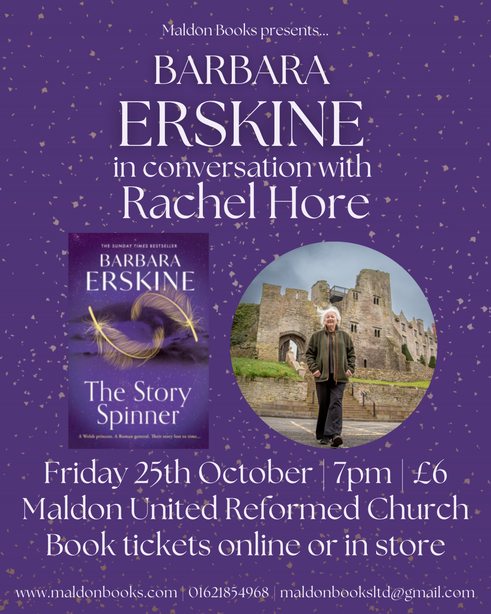 Barbara Erskine in conversation with Rachel Hore