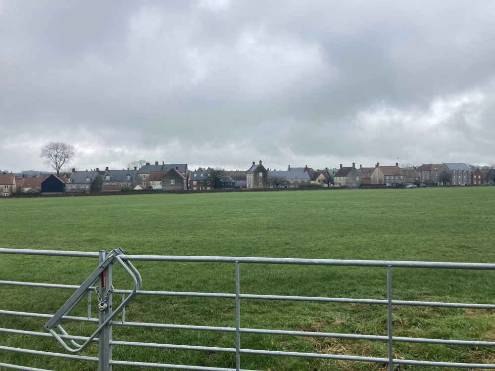 Planned Site Of 620 Homes On The A371 Cannard's Grave Road In Shepton Mallet. CREDIT: Daniel Mumby. 