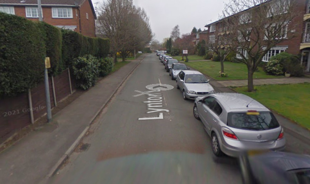 At 1.26pm on Tuesday 17 September police were called to a collision on Lynton Lane, Alderley Edge (Google maps)