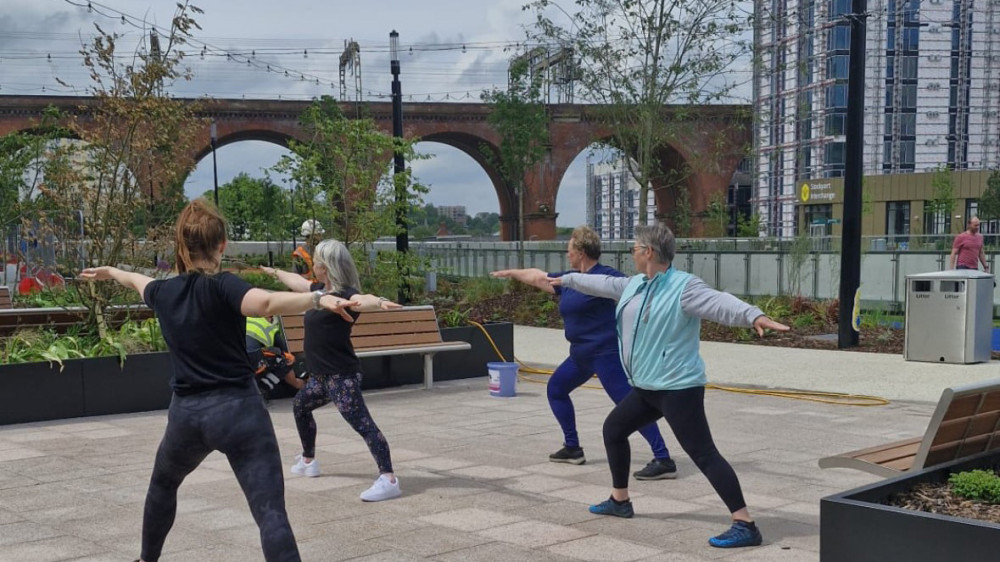 As part of National Fitness Day, Stockport Council is offering some free fitness sessions on Wednesday 18 September in the Stopford House Piazza (Image - Stockport Council)