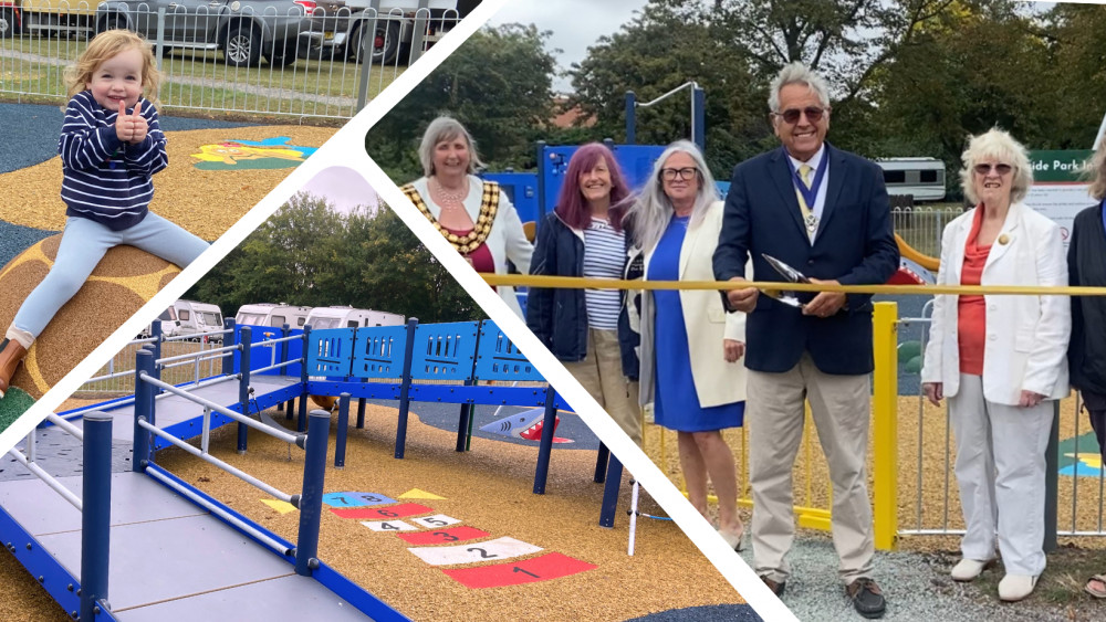 The new Riverside Park play area opens. (Photos: Chloe Brewster)