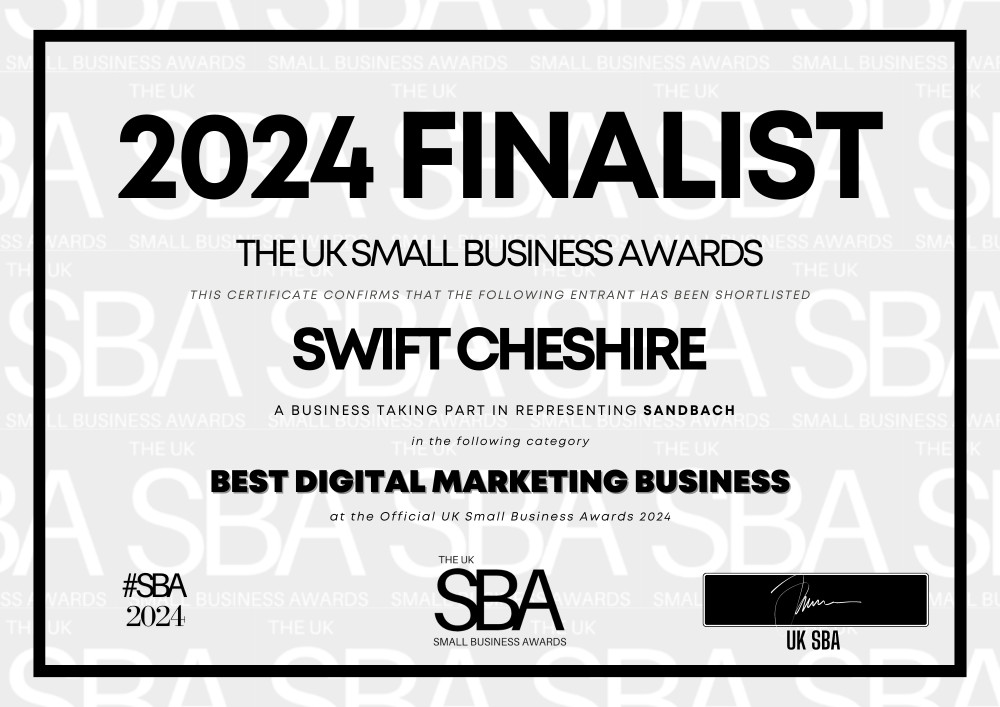 Swift Cheshire has been shortlisted for a UK Small Business Award. (Image: Swift Cheshire)