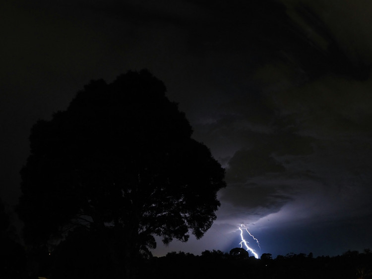 While some areas may escape the worst of the weather, others could be hit by frequent lightning, gusty winds, and possibly large hail. (Unsplash) 
