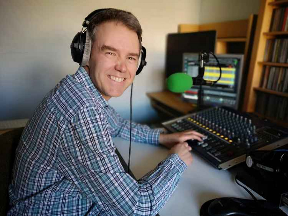 Rob at the control desk