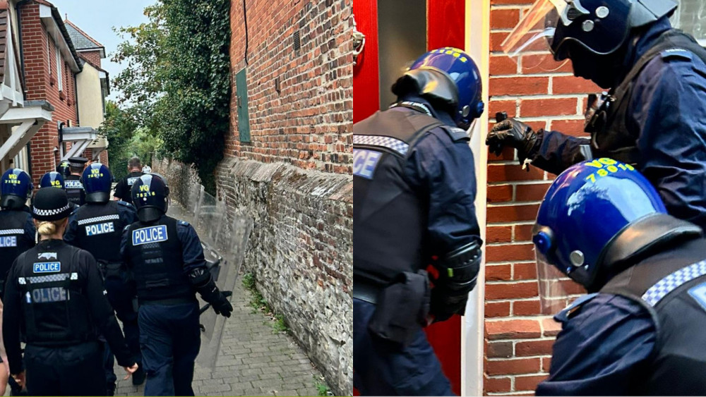 Police executed a search warrant at the property Friday morning. (Photo: Essex Police - Maldon District)