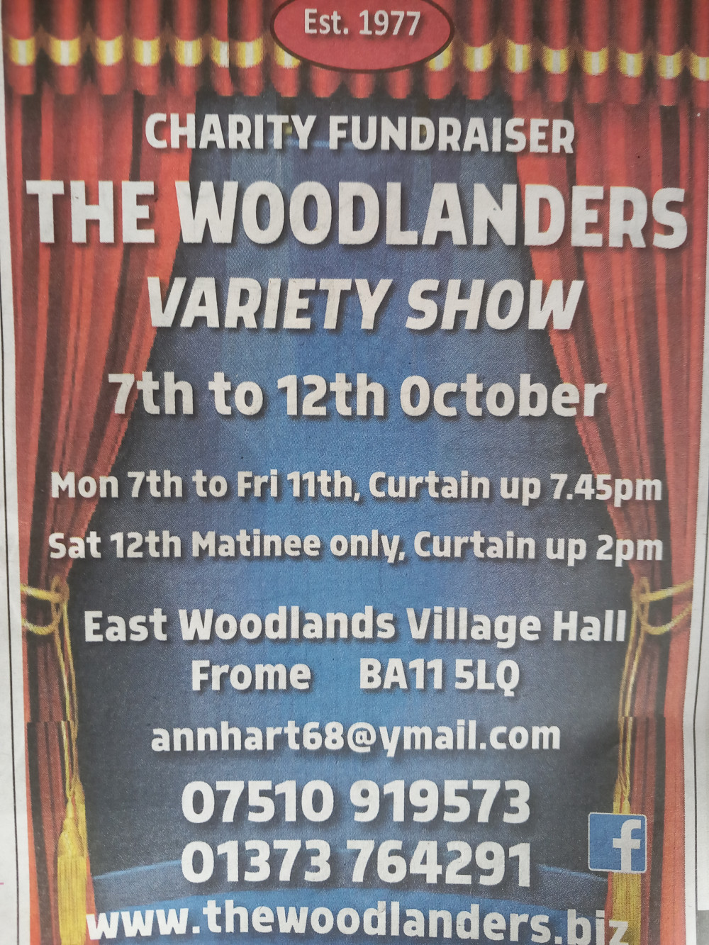 The Woodlanders Variety Show The Woodlanders Variety Show