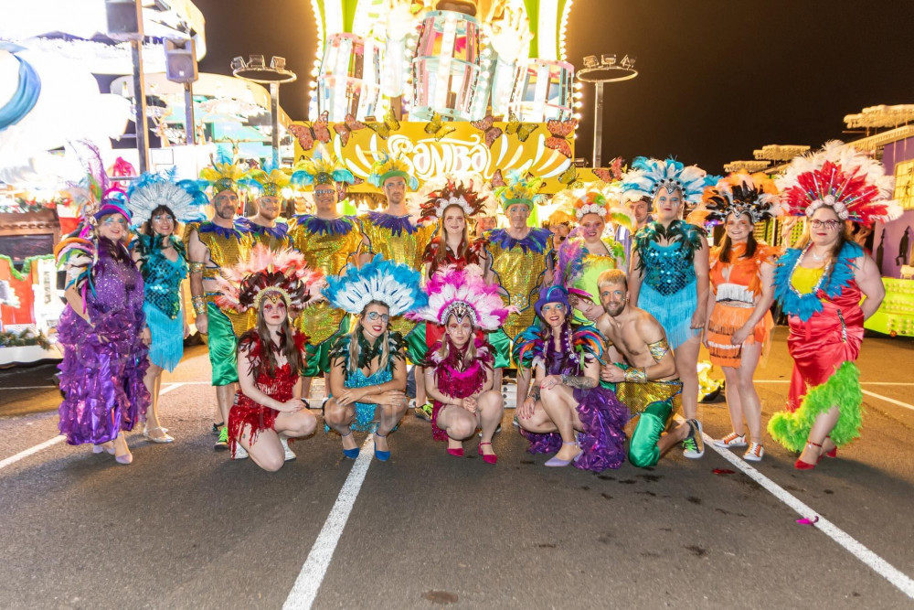 The Wells Carnival procession, which relies on the support of local volunteers each year. The Wells Carnival procession, which relies on the support of local volunteers each year.