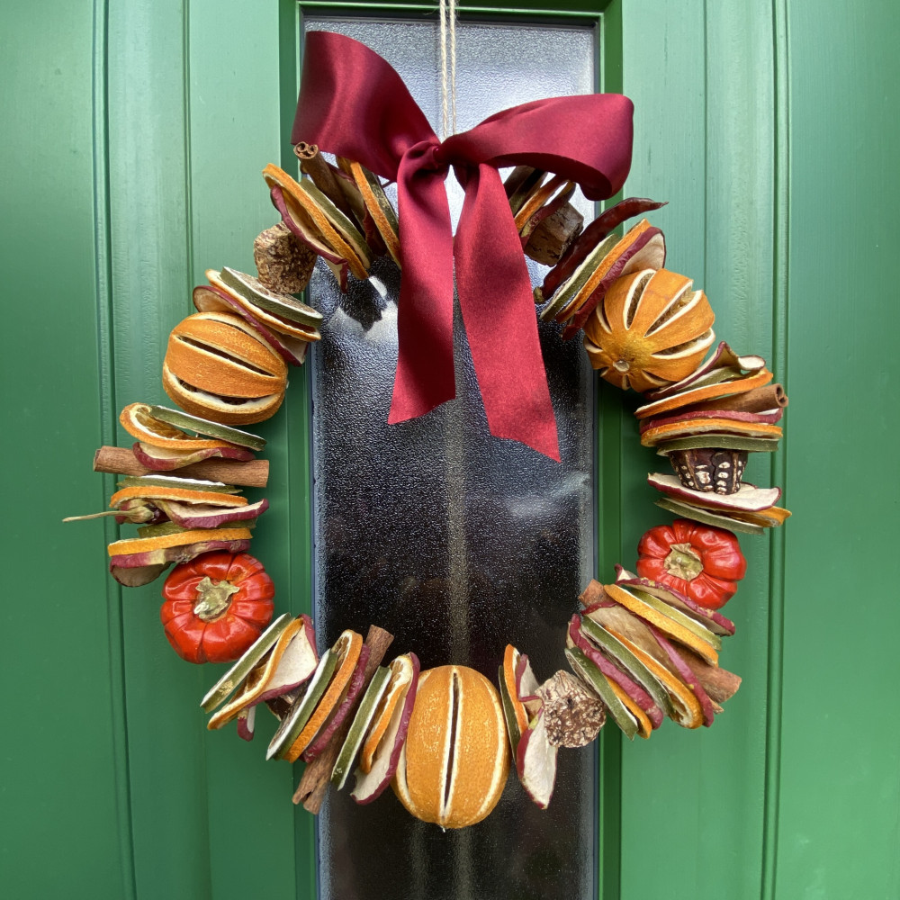 Dried Fruit Wreath Workshops Dried Fruit Wreath Workshops
