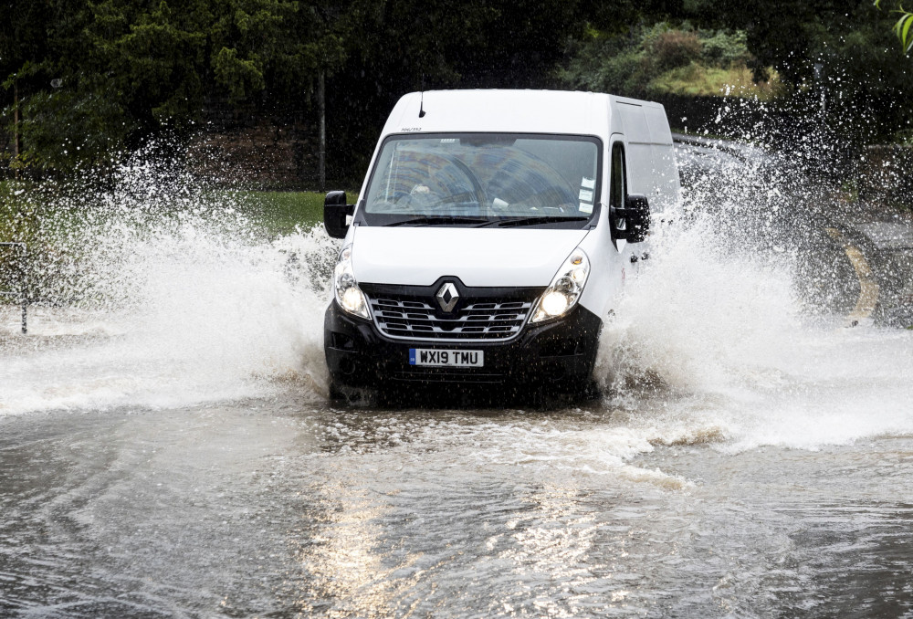 Multiple flooding incidents have been reported across Hertfordshire (image via SWNS)