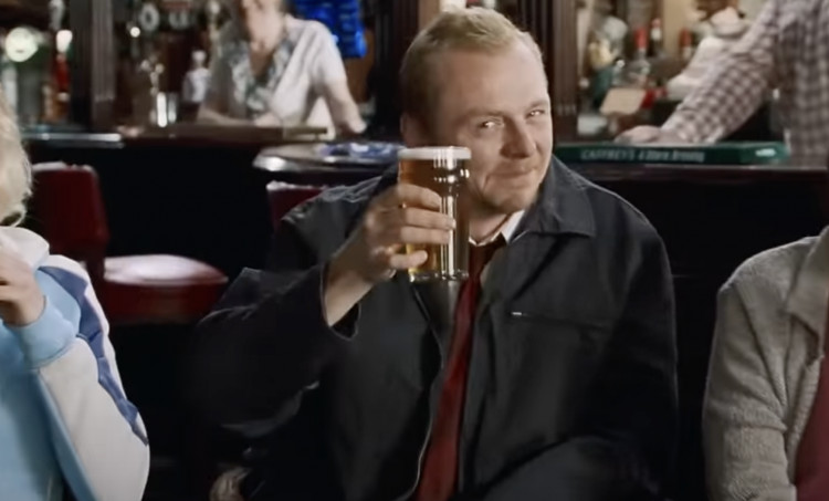Simon Pegg stars in Shaun of the Dead. 