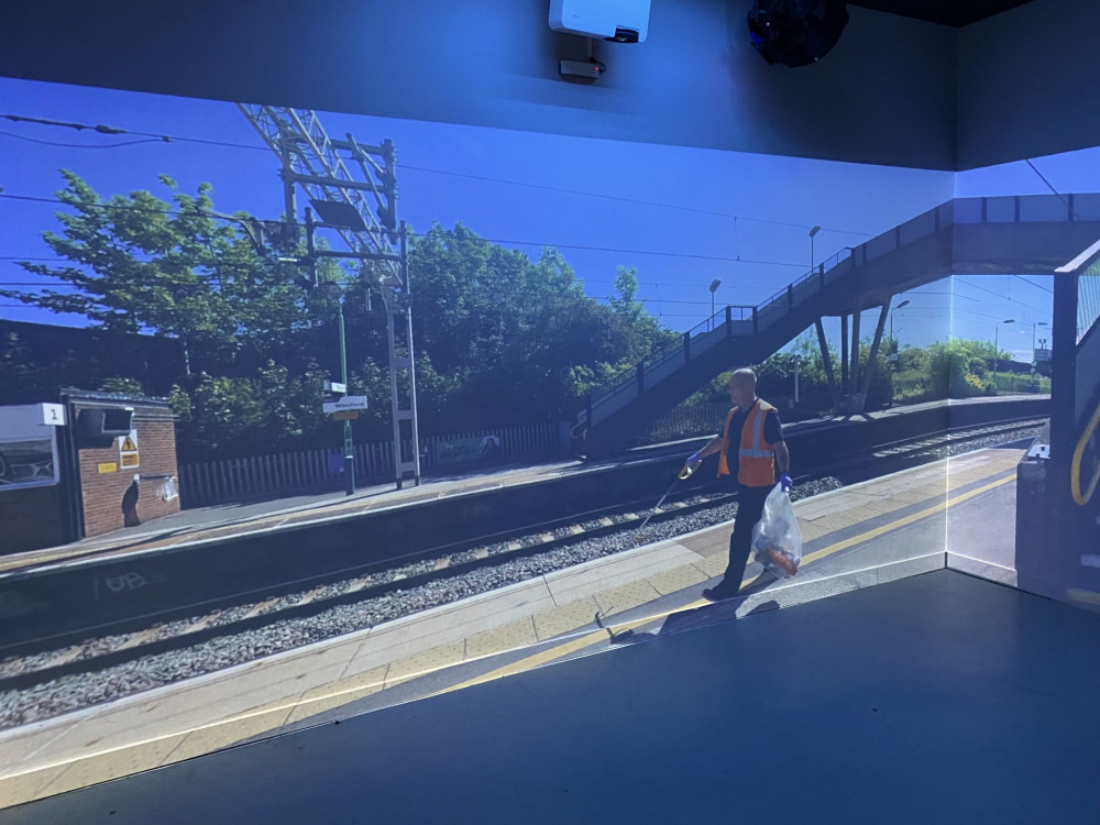 Cadoxton's Immersive Classroom Train Station