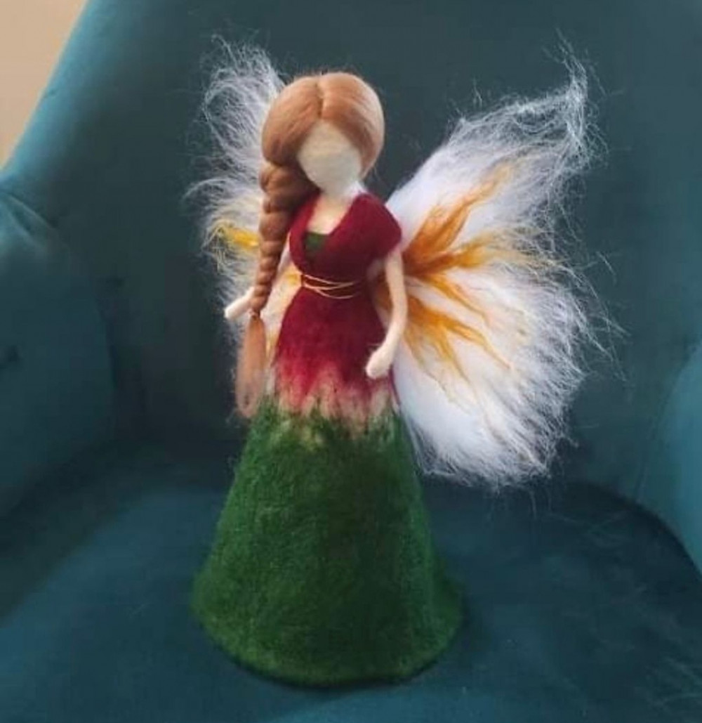 Needle Felted Christmas Angel Needle Felted Christmas Angel