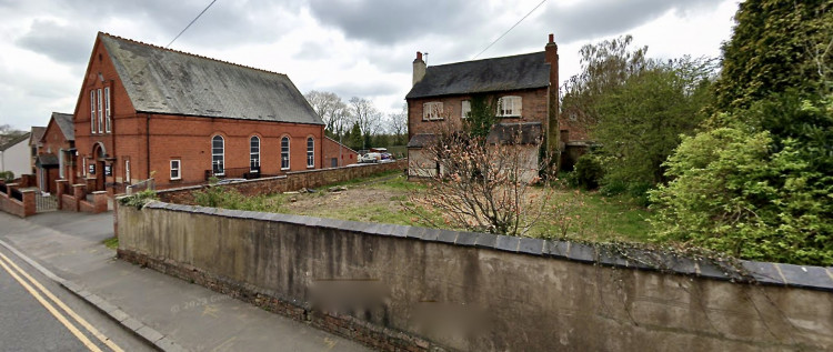 The site in Station Road is set to have nine homes built on it. Photo: Instantstreetview.com