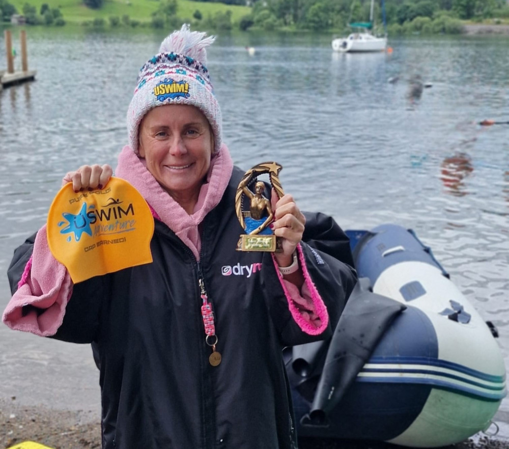 A talented swimmer and fundraiser has raised more than £11,000 for St Ann's Hospice by taking on four daring swimming challenges (Image supplied)