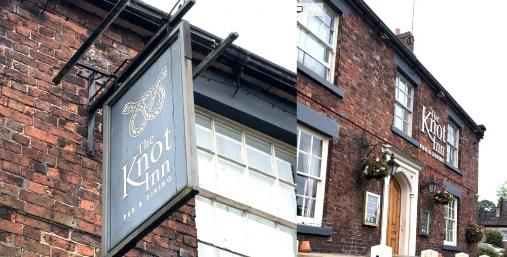 The Knot Inn, on Rushton Spencer's Station Lane. (Image - Macclesfield Nub News)