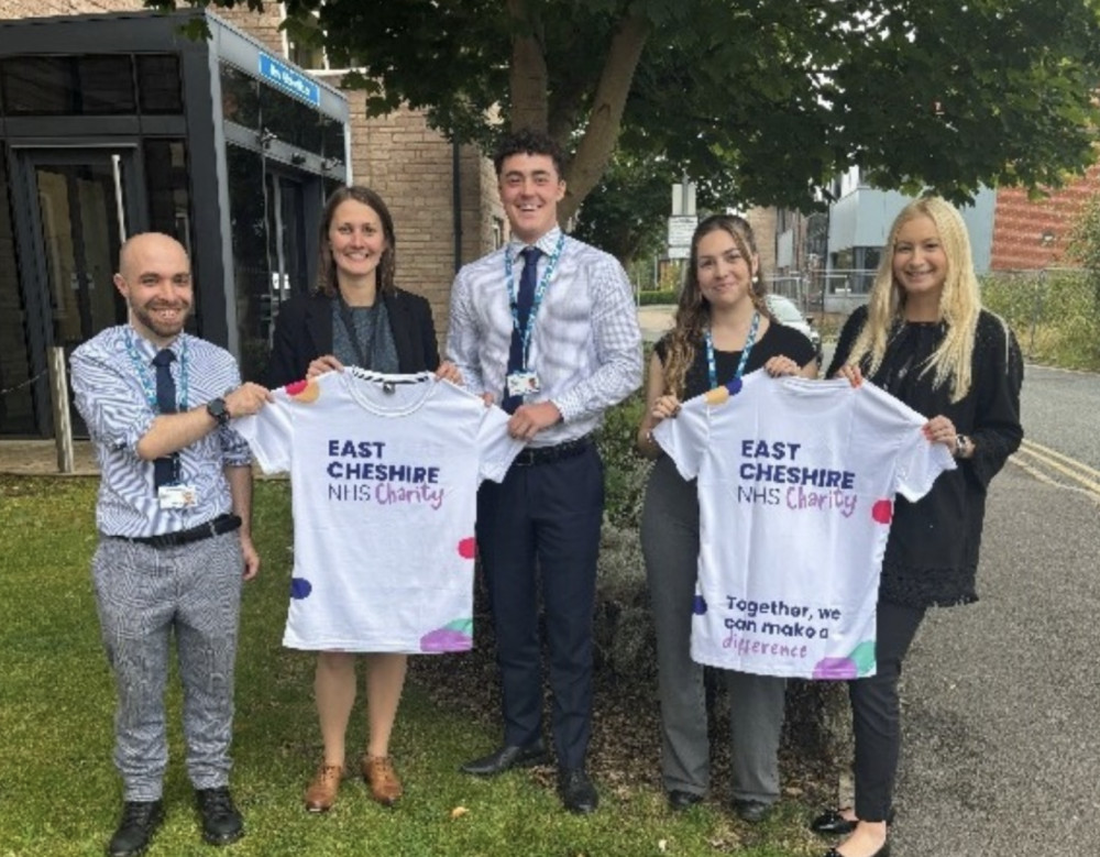 Their plant-inspired attires will be to raise money for East Cheshire NHS Charity, which is based at Macclesfield Hospital. 