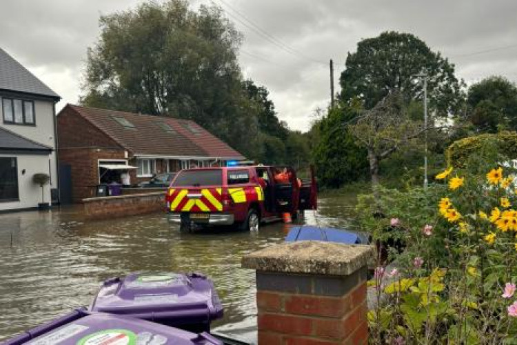 Flooding on Woolgrove Road