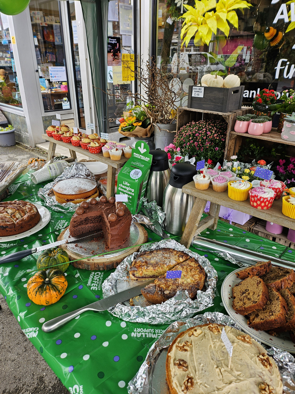 Home baked cakes were on display (Chelsea Flowers). 