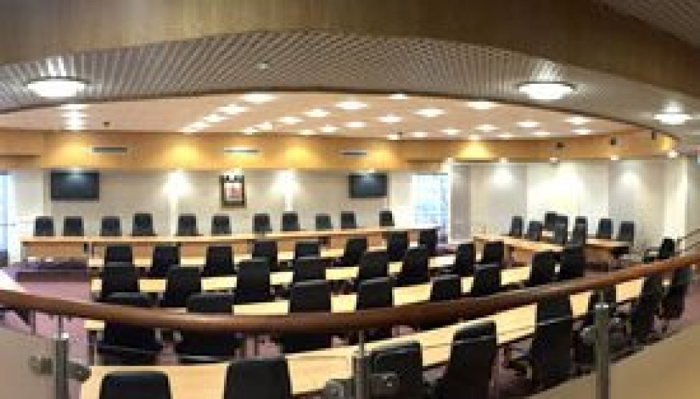 Vale Council's chamber.