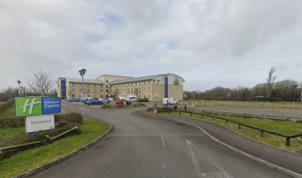 The Rhoose Holiday Inn Express is a temporary home for many displaced residents