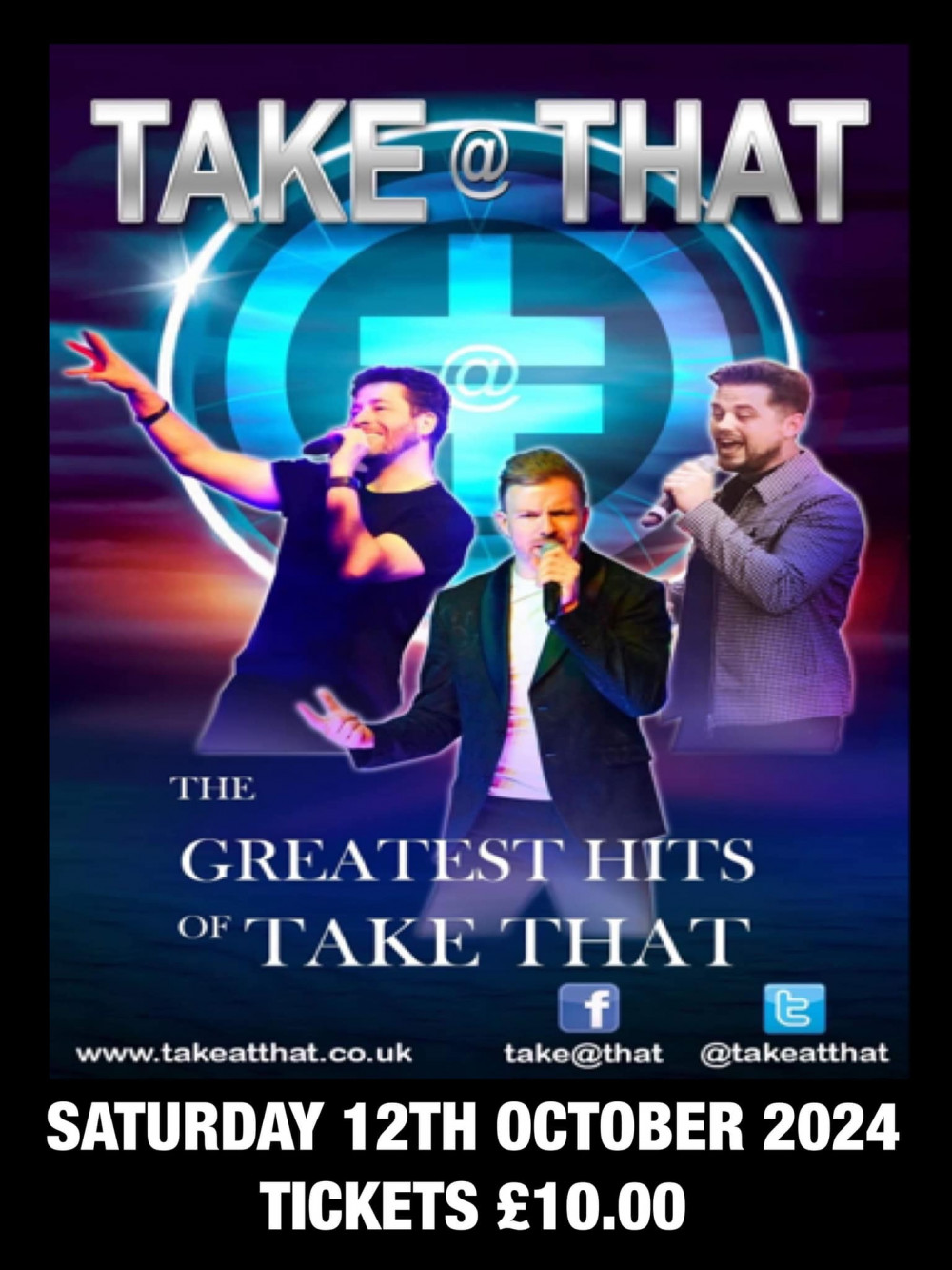 Take That Tribute at The Central Bar and Venue, Ibstock, near Coalville