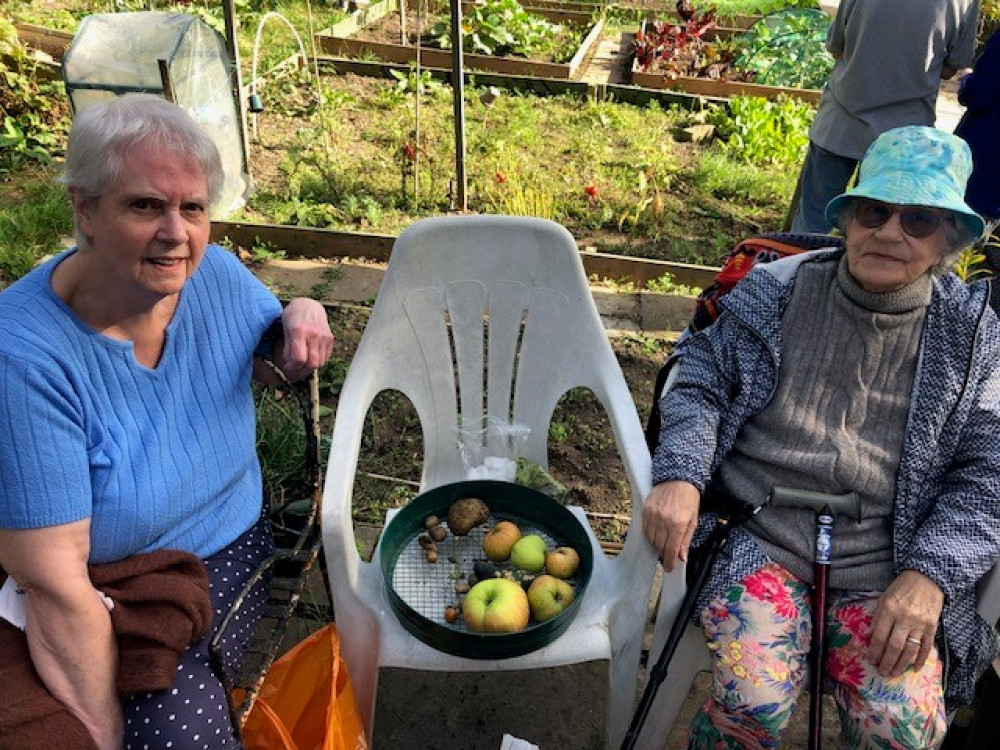 Age UK Richmond holds community allotment Open Days at Shacklegate Lane Allotments in Teddington every Monday (Credit: Age UK Richmond)