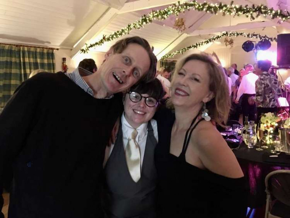 Dominic & Pip with front of house team member, Gabi. Dominic & Pip with front of house team member, Gabi.