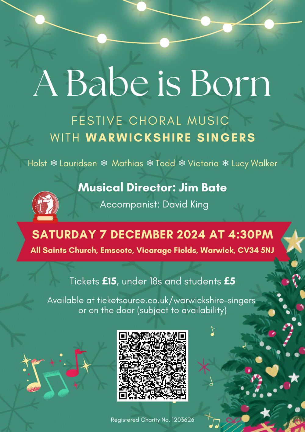 Warwickshire Singers present A Babe is Born Warwickshire Singers present A Babe is Born