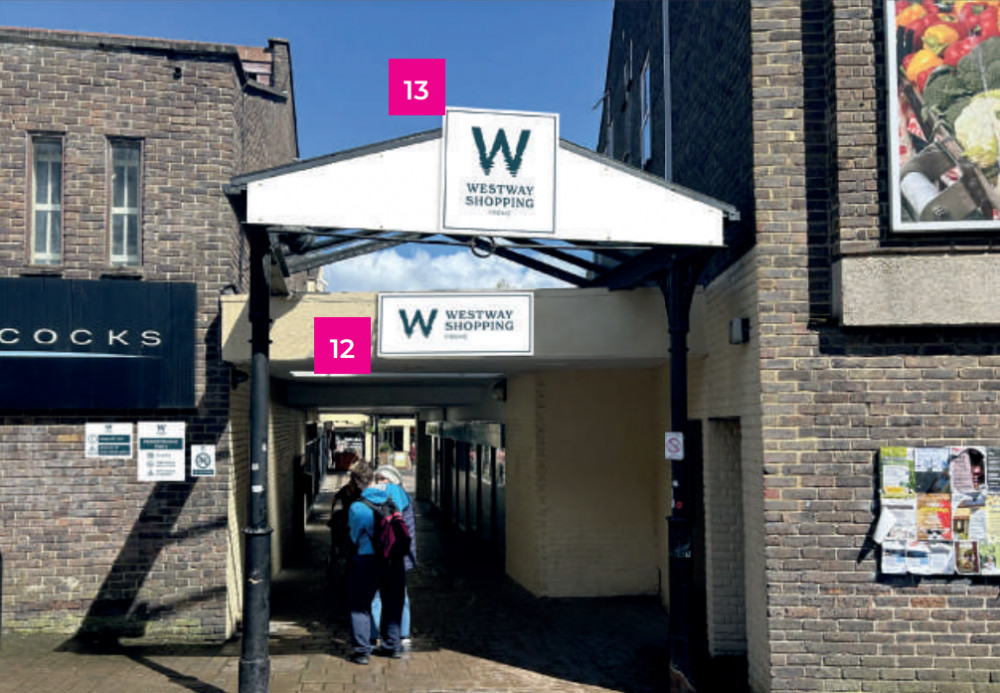 How the new signs at Westway Shopping Centre will look (image via planning application)