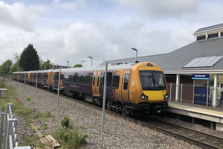 Local MP Sir Jeremy Wright has called for the line to Kenilworth to become double-tracked (image by West Midlands Railway)