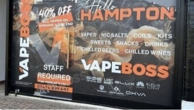 Hampton Vape Boss recently opened in Hampton Village (Credit: Claire Biagioni)